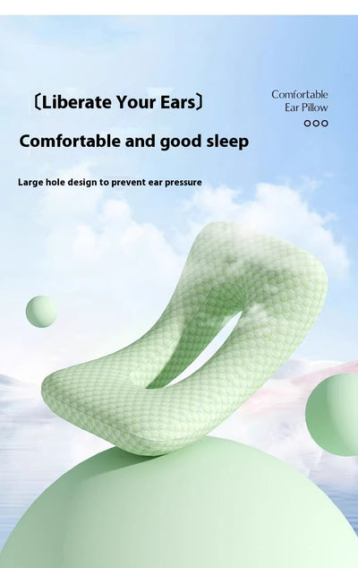 Almohada Ergonómica para Dormir Profundo sin Presión en los Oídos - Image 12