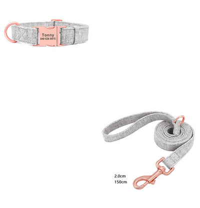 Collar Antipérdida para Perros con Grabado Personalizado y Correa de Tracción - Image 9