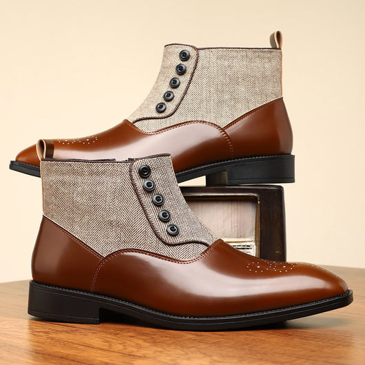 Zapatos Formales Vintage Estilo Británico en Cuero para Hombre - Image 2