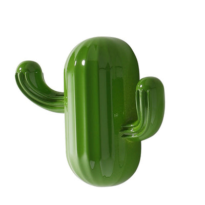 Mueble Zapatero Nórdico Minimalista con Perchero y Diseño de Cactus - Image 5