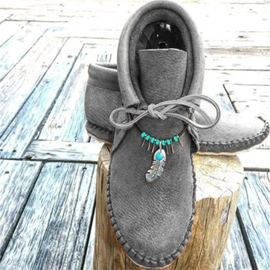 Sandalias Romanas Planas de Punta Redonda - Image 2
