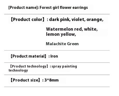 Aretes Largos Mori Girl con Flores Retro Estilo Europeo y Americano - Image 10