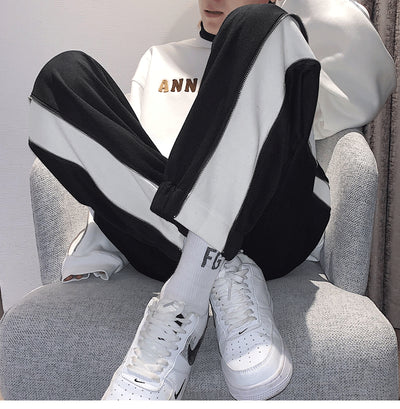 Pantalones Deportivos Holgados Masculinos Estilo Otoño Invierno con Personalidad - Image 10