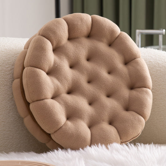 Cojín Decorativo Forma Galleta - Almohada Creativa para Sofá - Image 3