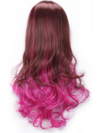 Peluca Rizada Multicolor Voluminosa para Cosplay - Image 3