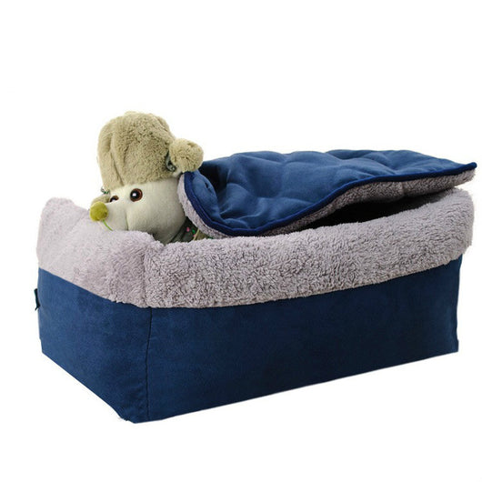 Cama Nido Reversible para Mascotas con Manta Removible - Image 8