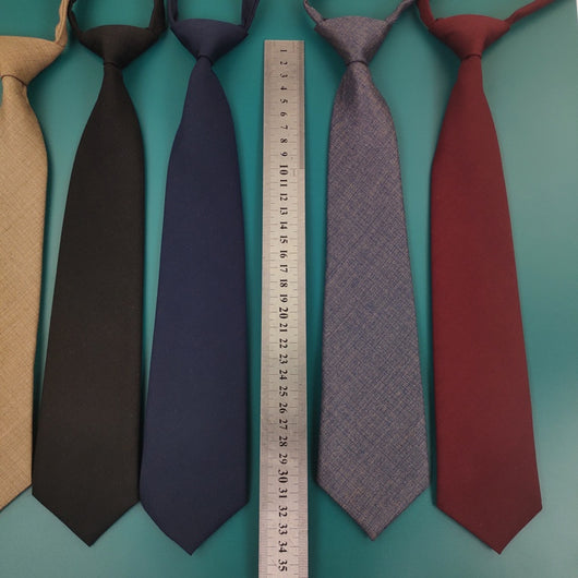 Corbata Azul Marino Clásica para Hombre - Image 32