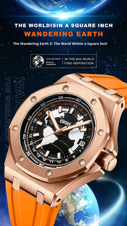 Reloj Mecánico Automático para Hombre con Esfera Calada - Image 8