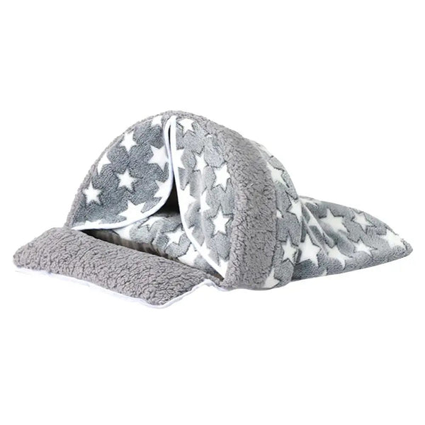 Cama Nido Térmico para Gatos - Saco de Invierno Acogedor con Diseño de Cueva