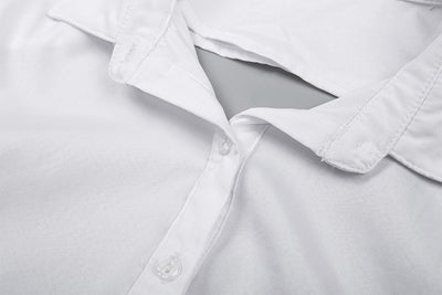 Blusa Crop Slim Abotonada para Mujer - Image 14
