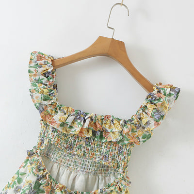Vestido Sin Mangas Ajustado con Estampado y Detalles Recortados - Image 16