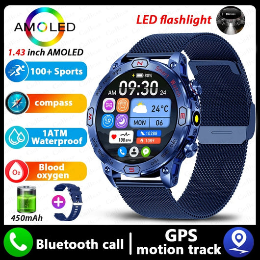 Reloj Inteligente HD AMOLED con Llamadas Bluetooth y Modo Deportivo - Image 9