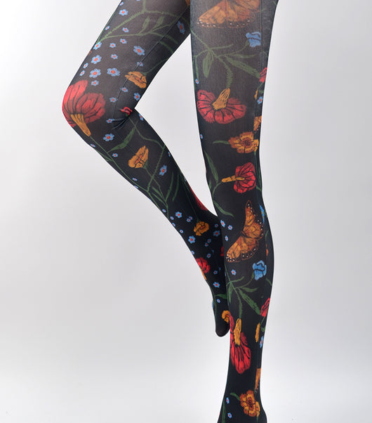 Medias de Moda Jacquard Terciopelo para Mujer - Image 5
