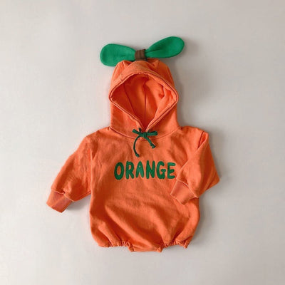 Pijama Enterizo Bebé con Capucha y Forro Grueso - Diseño Frutal - Image 17