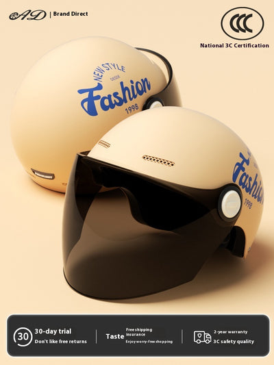 Casco Moto Semintergral Batería Universal Cuatro Estaciones - Image 16