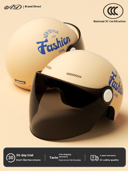 Casco Moto Semintergral Batería Universal Cuatro Estaciones - Image 16