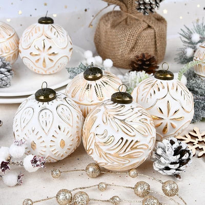 Set de 12 Esferas Navideñas Retro 8CM - Decoraciones Clásicas - Image 28