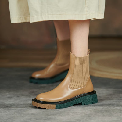 Botas Mujer con Caña Alta y Suela Gruesa Reforzada - Image 10