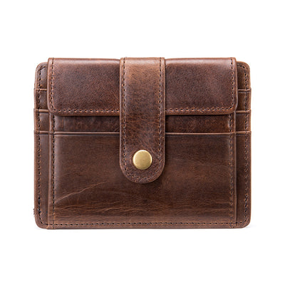 Cartera Minimalista de Cuero para Monedas y Tarjetas de Transporte - Image 5