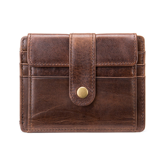 Cartera Minimalista de Cuero para Monedas y Tarjetas de Transporte - Image 5