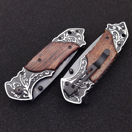 Cuchillo Táctico Plegable de Alta Dureza para Defensa Personal - Image 9