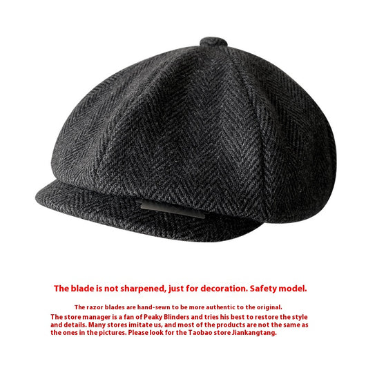 Gorra Octagonal Retro Británica con Visera - Estilo Vintage Yuppie - Image 19