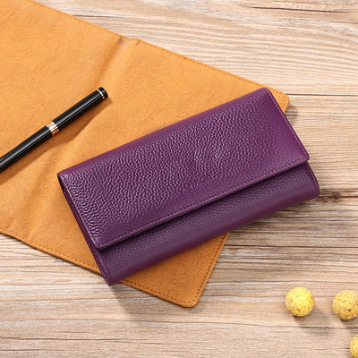 Cartera Larga de Cuero Genuino para Mujer - Diseño Europeo Premium - Image 4