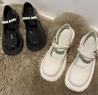 Zapatos Mary Jane Retro Británicos de Cuero para Mujer con Suela Gruesa Estilo Soft Girl - Image 21