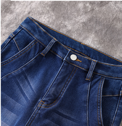 Pantalón Vaquero Slim Fit Talla Grande Mujer Terciopelo Grueso - Image 7