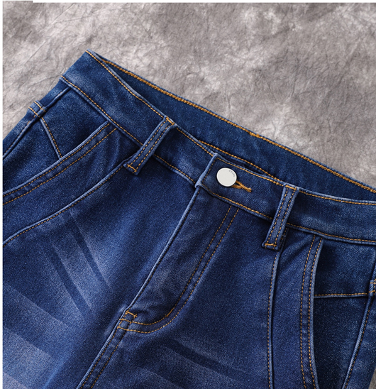 Pantalón Vaquero Slim Fit Talla Grande Mujer Terciopelo Grueso - Image 7