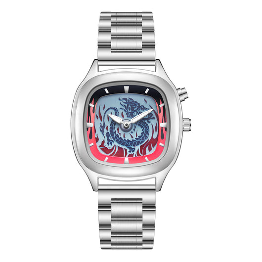 Reloj Hombre Dragón Retro Dual Pantalla Premium Resistente al Agua - Image 5