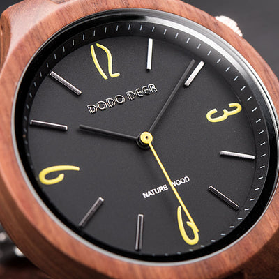 Reloj de Cuarzo Luminoso con Madera Natural - Image 24