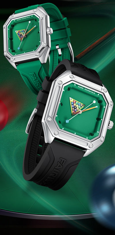 Reloj de Cuarzo Personalizado para Hombre con Diseño Temático de Billar - Image 14