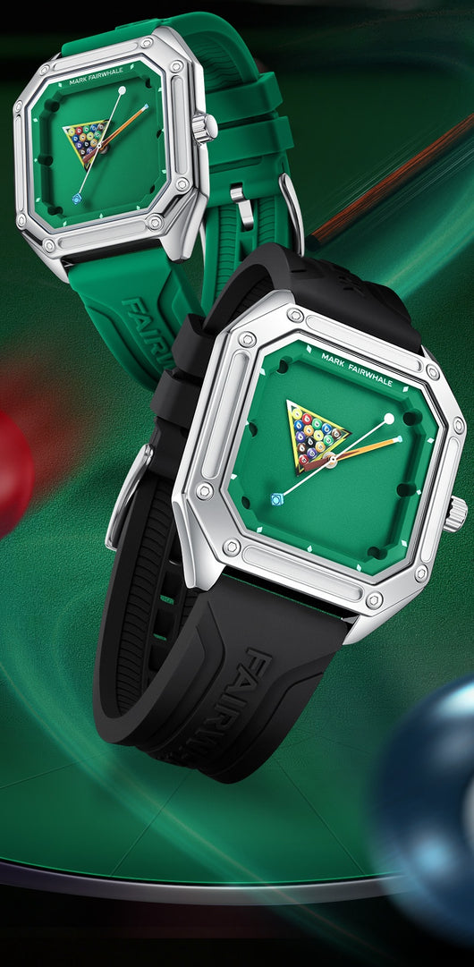Reloj de Cuarzo Personalizado para Hombre con Diseño Temático de Billar - Image 14