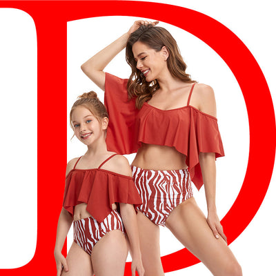 Bikini Estampado Cintura Alta - Traje de Baño Familiar - Image 3