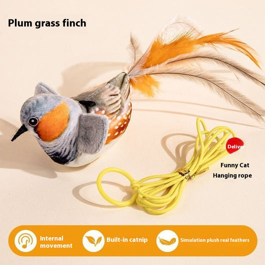 Juguete Interactivo para Gatos con Pájaro Cantante y Movimiento - Image 10