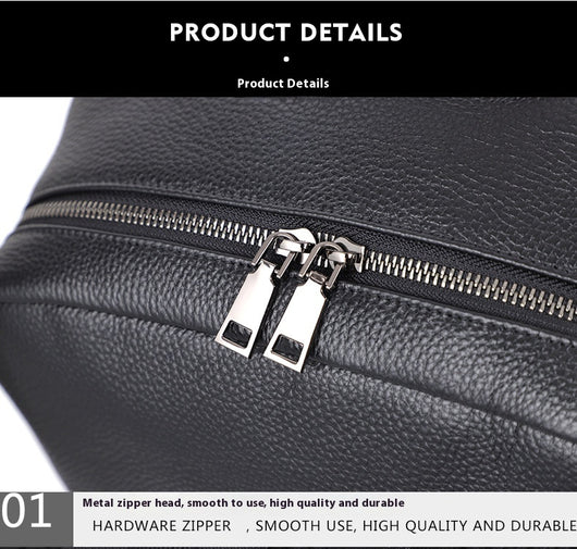 Mochila de Cuero para Viajes - Diseño Moderno para Hombre - Image 20