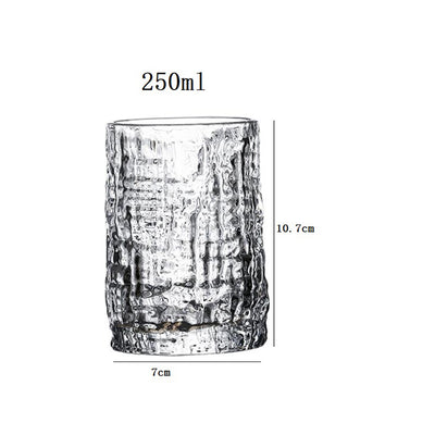 Vaso de Agua con Diseño Texturizado en Vidrio - Image 3