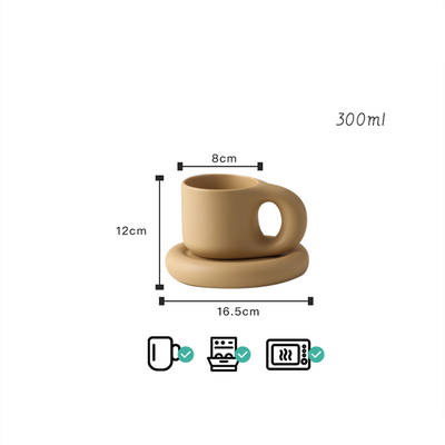 Set de Tazas de Cerámica Premium para Café y Bebidas - Image 10
