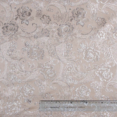 Tela Jacquard Dorada y Plateada en Poliéster - Image 3