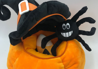 Almohada Peluche Calabaza con Gorro de Halloween - Image 11
