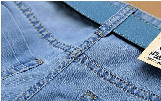Pantalones Slim Fit Coreanos Juveniles en Tonos Claros - Image 17