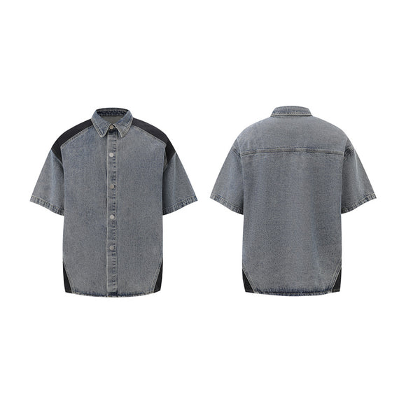 Traje de Mezclilla Vintage Personalizado Efecto Desgastado