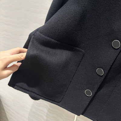 Abrigo de Cachemira con Solapa Elegante Efecto Adelgazante - Image 17