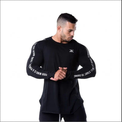 Playera Deportiva Ajustada Cuello Redondo para Correr - Image 10