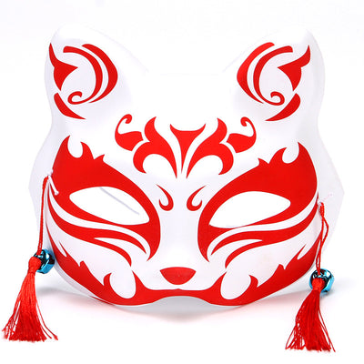 Máscaras de Gato y Zorro Estilo Japonés para Disfraz y Presentaciones Infantiles - Image 6