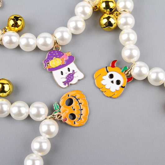 Collares de Perlas para Mascotas con Campana - Adorno Halloween para Gatos y Perros - Image 8