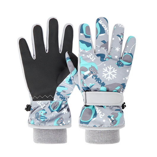 Guantes de Esquí Infantiles con Forro Polar Grueso para Calidez - Image 9