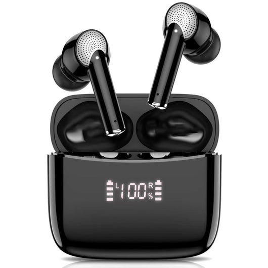 Audífonos Bluetooth Táctiles con Estuche de Carga Digital - Image 7