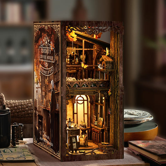 Soporte Decorativo 3D para Libros - Diseño Cabaña DIY - Image 8